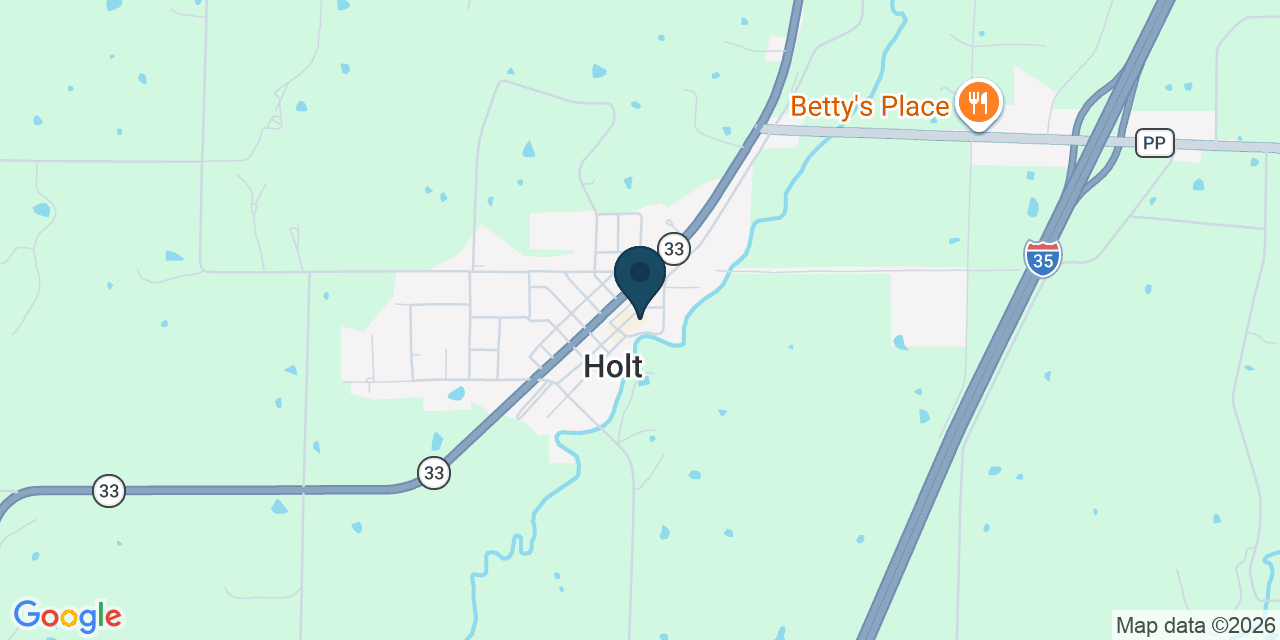 Map showing Clarksdale, Dekalb County, MO