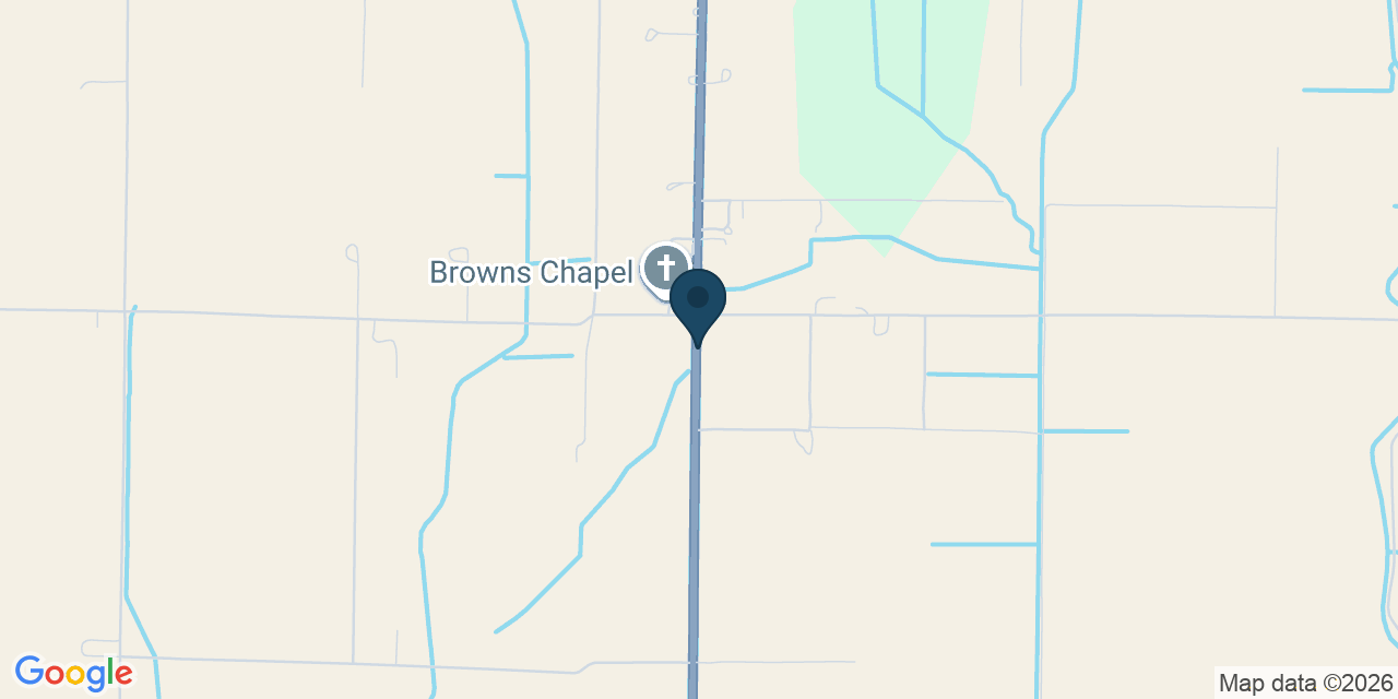Map showing Broseley, Butler County, MO