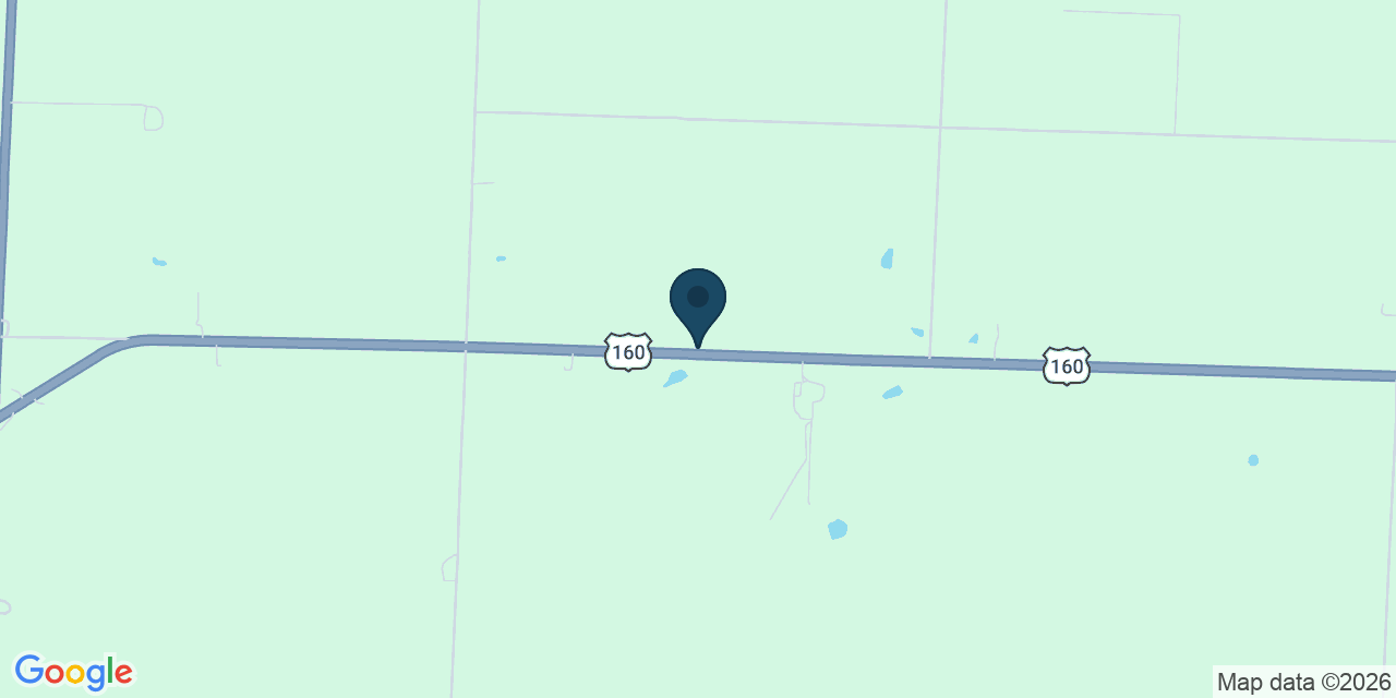 Map showing Lamar, Barton County, MO