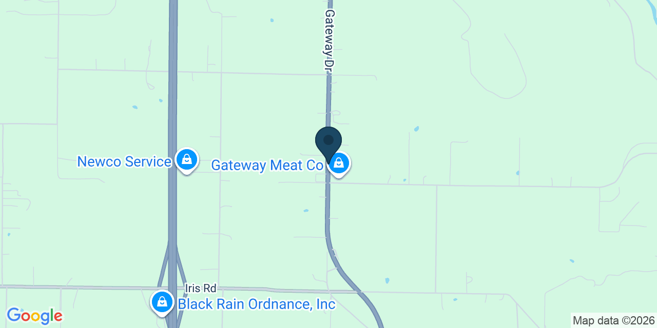 Map showing Neosho, Newton County, MO