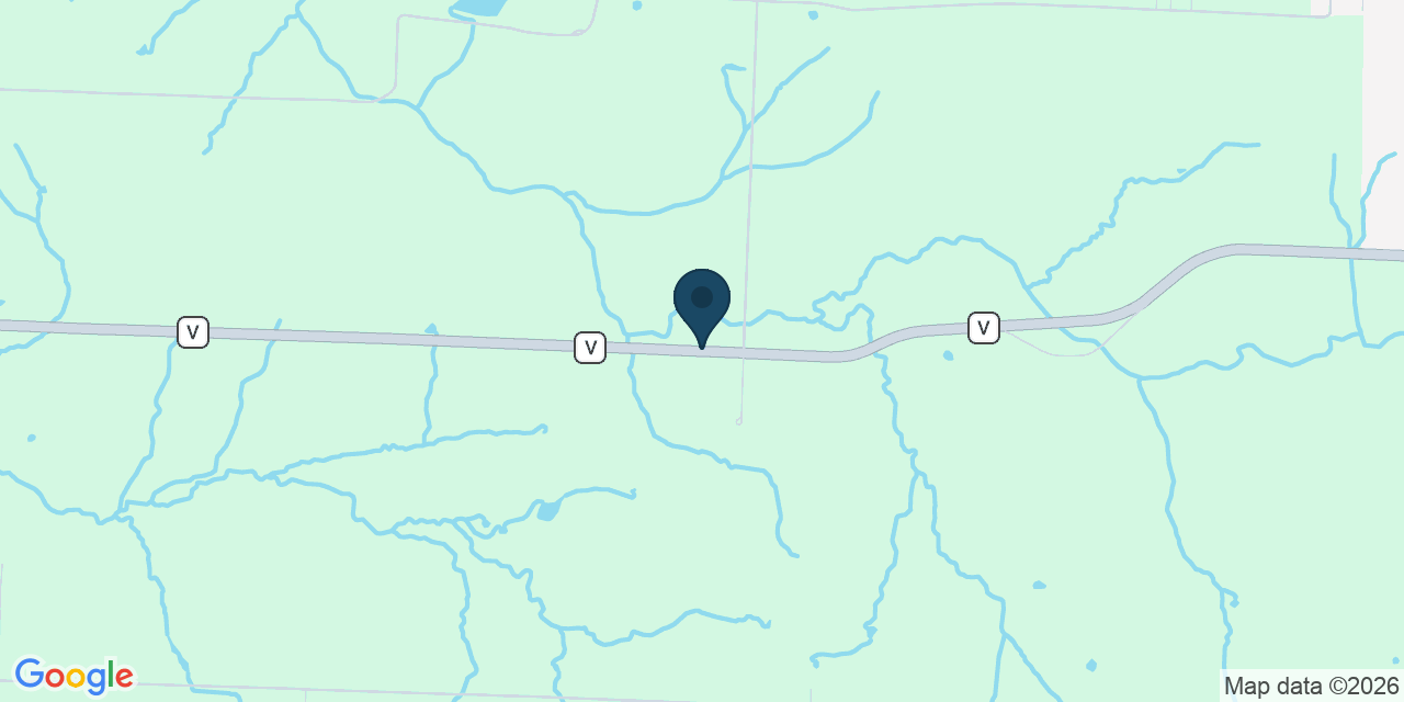 Map showing Flemington, Polk County, MO