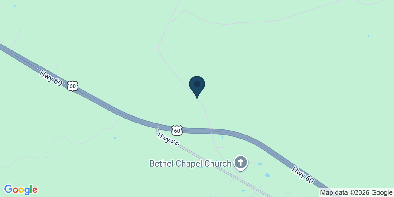 Map showing Poplar Bluff, Butler County, MO