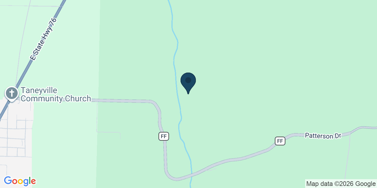 Map showing Wheaton, Barry County, MO