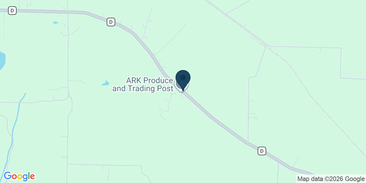 Map showing Pulaski County, MO