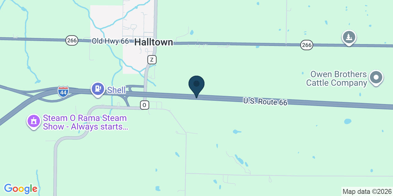 Map showing Halltown, Lawrence County, MO