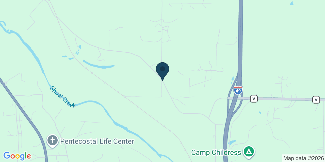 Map showing Joplin, Newton County, MO