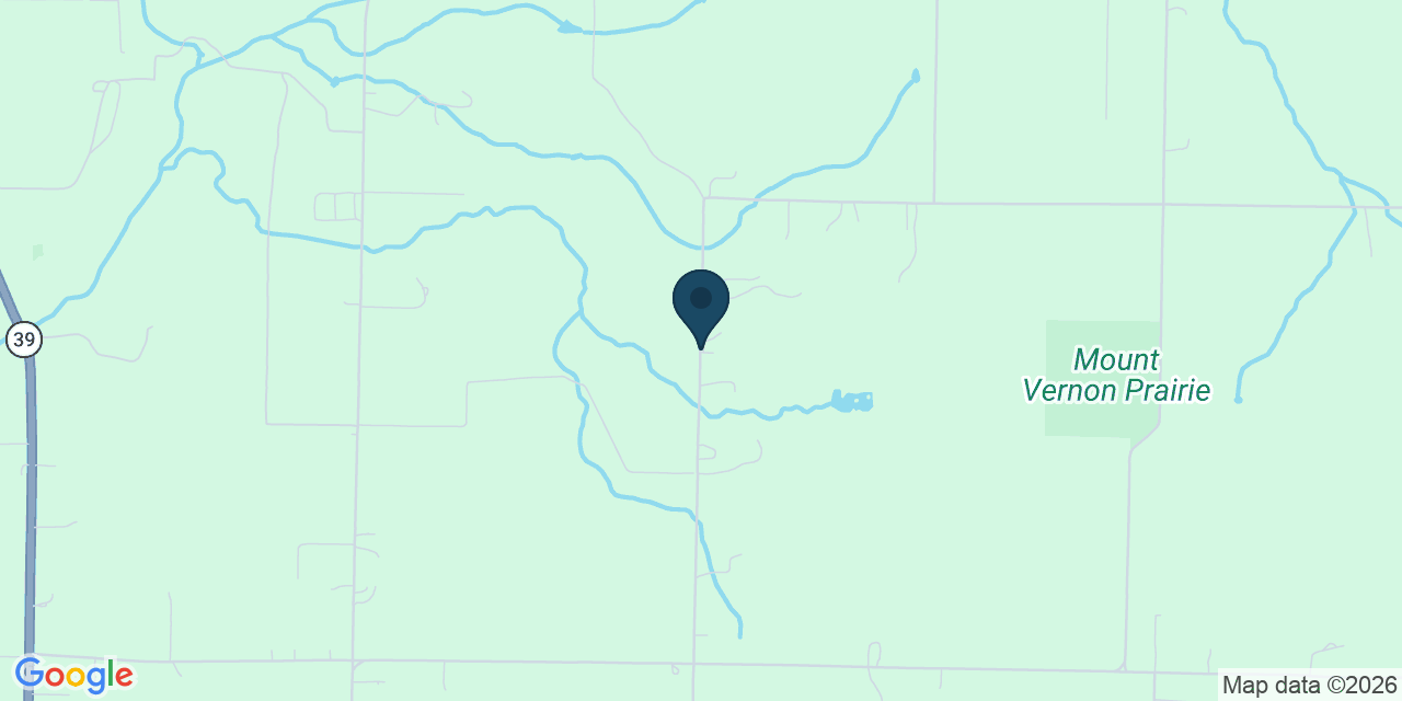 Map showing Mount Vernon, Lawrence County, MO