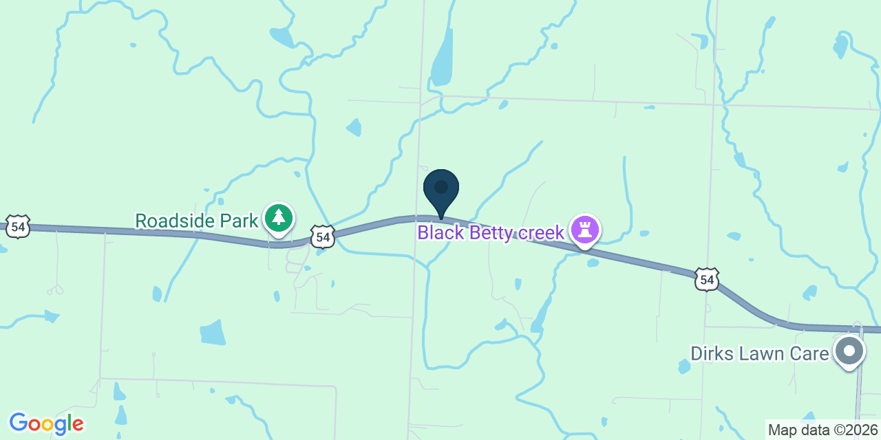 Map showing Vernon County, MO