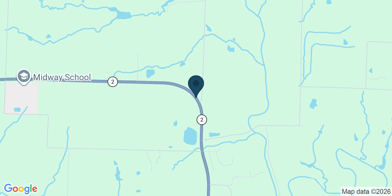 Map showing Cass County, MO