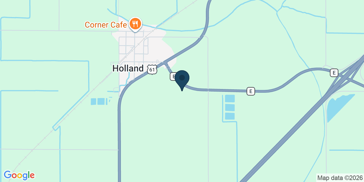 Map showing Steele, Pemiscot County, MO