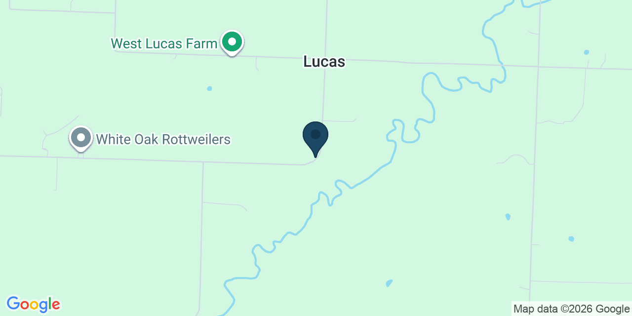 Map showing Warsaw, Henry County, MO