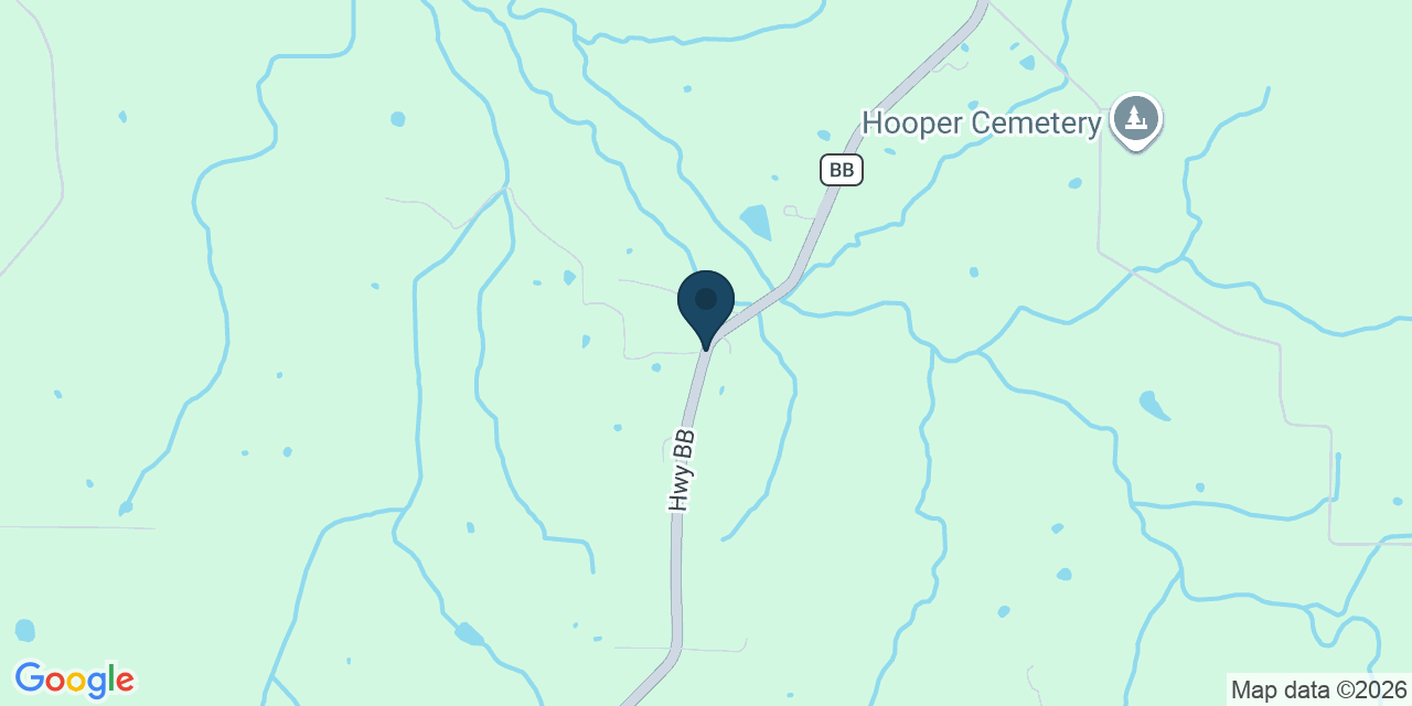 Map showing Arcadia, Laclede County, MO