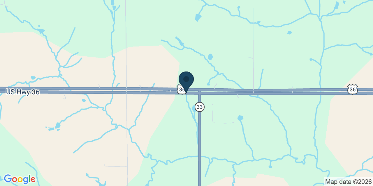 Map showing Stewartsville, Dekalb County, MO