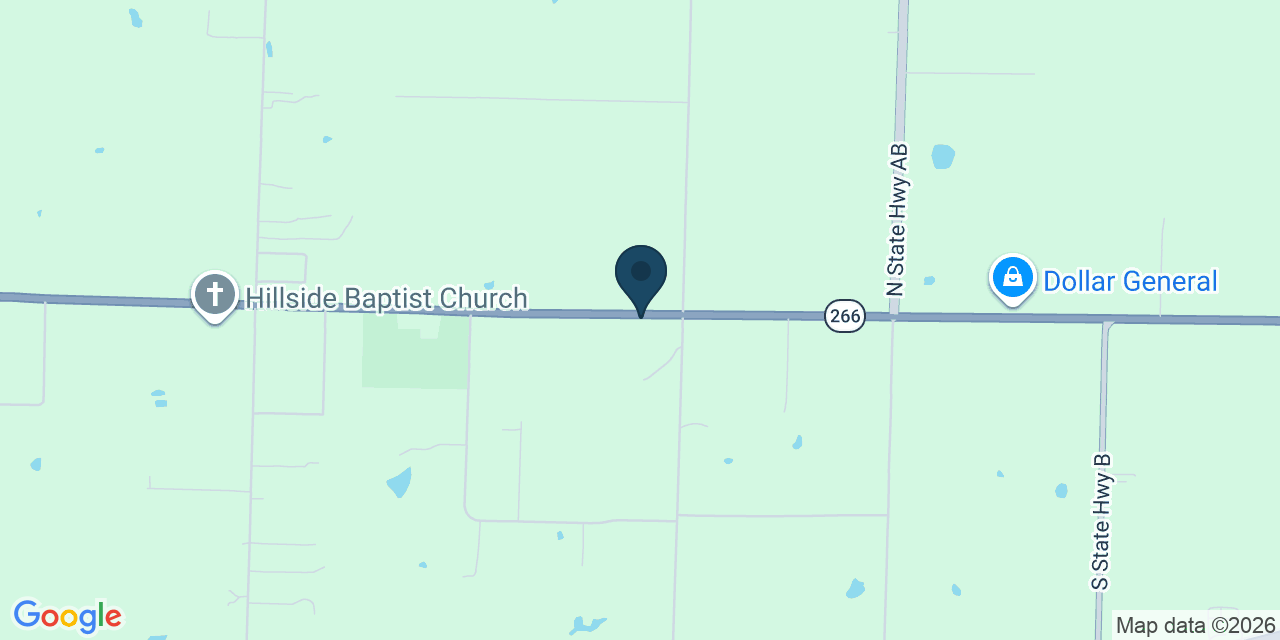 Map showing Springfield, Greene County, MO
