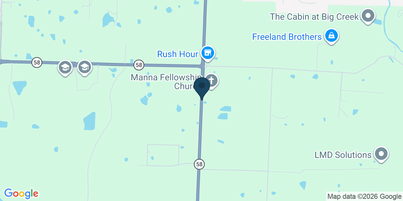 Map showing Cass County, MO