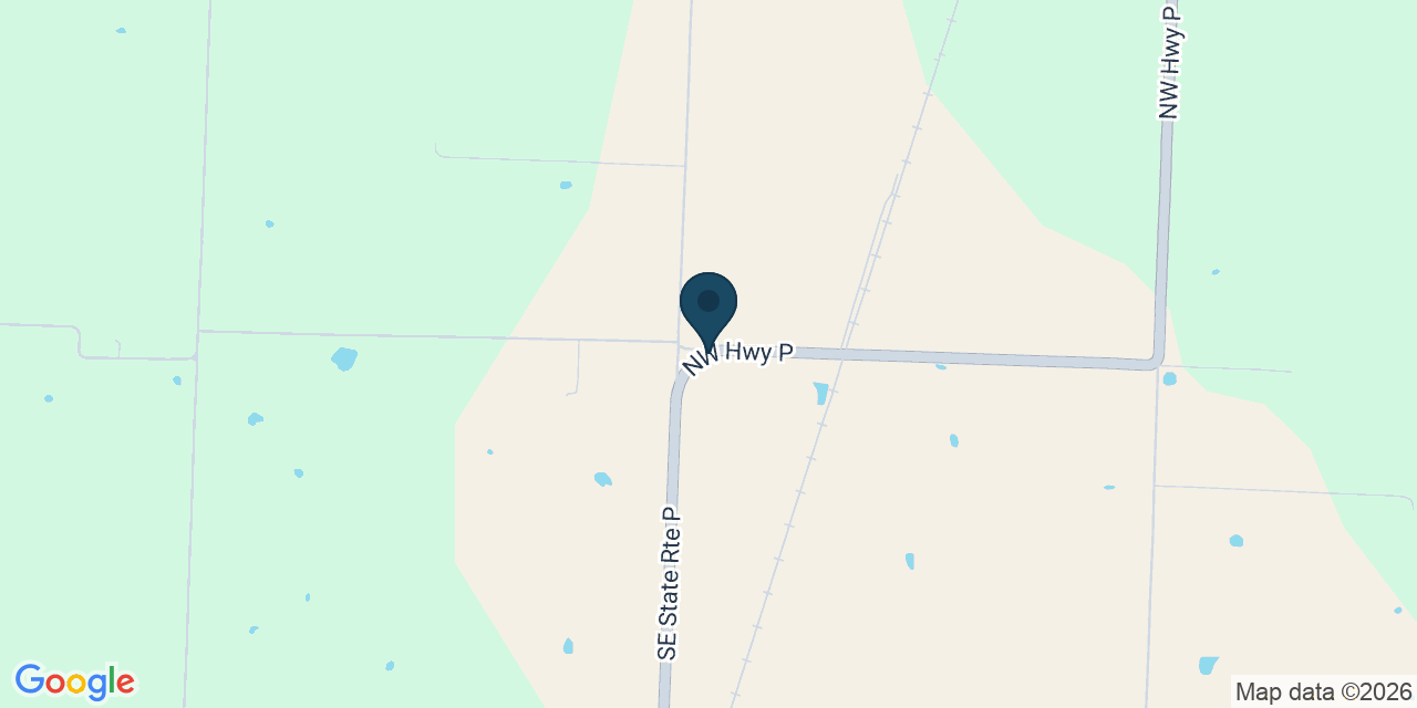 Map showing Appleton City, St Clair County, MO