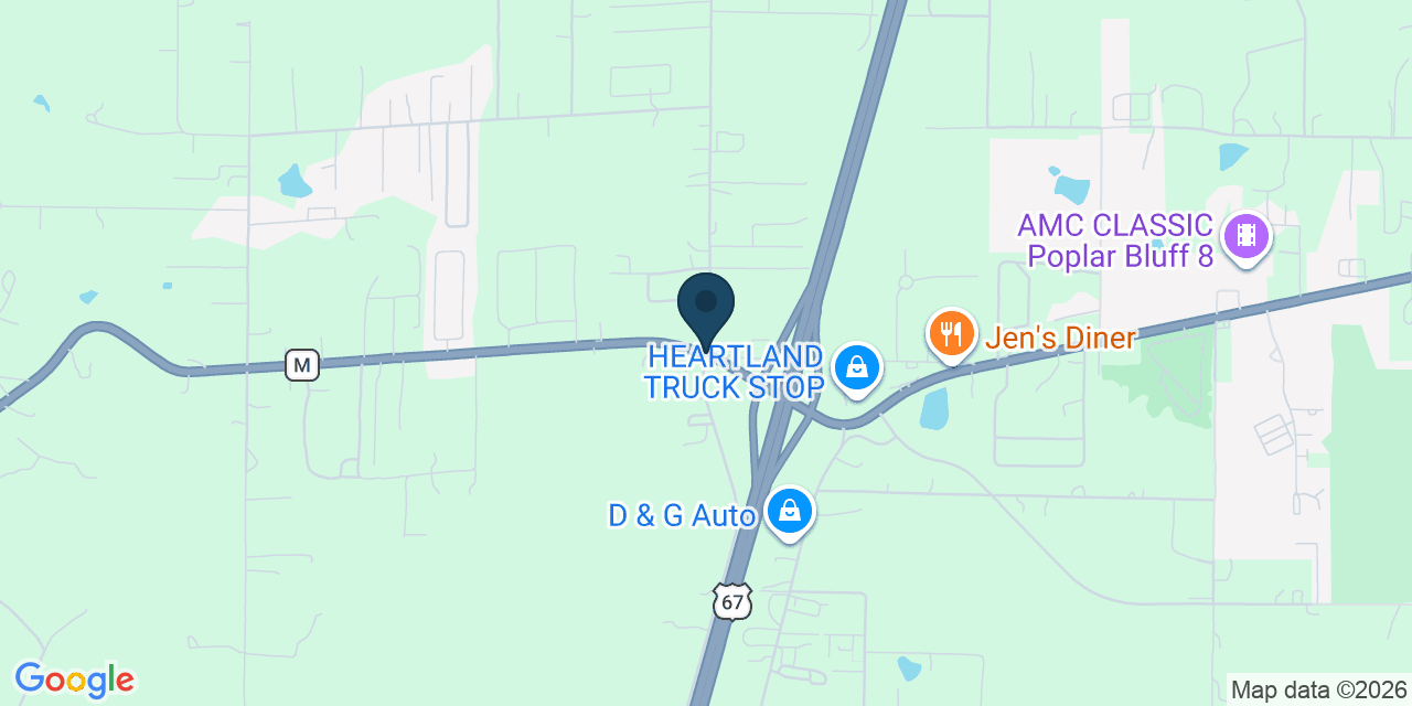 Map showing Fisk, Butler County, MO