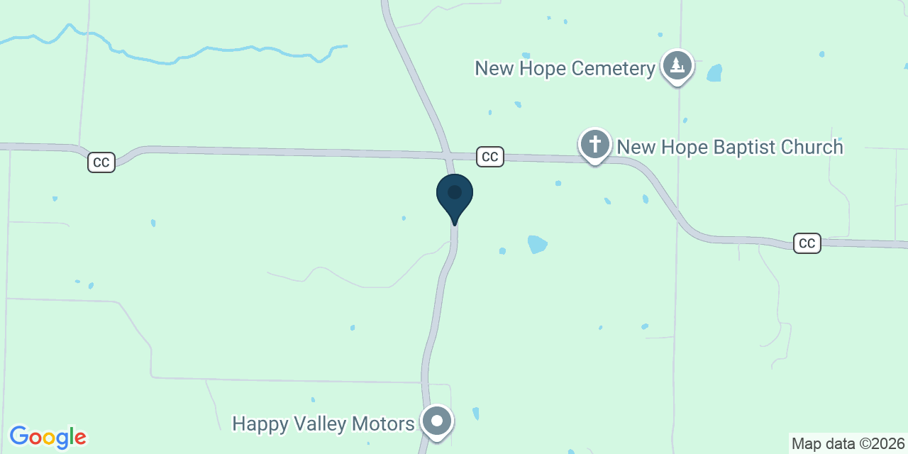 Map showing Pleasant Hope, Greene County, MO