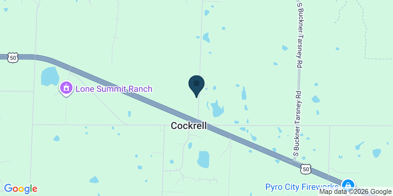 Map showing Jackson County, MO