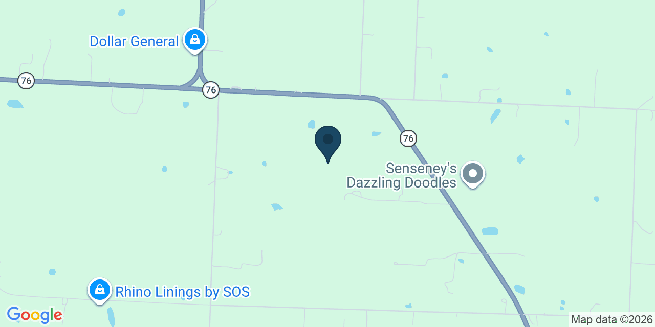Map showing Wheaton, Barry County, MO