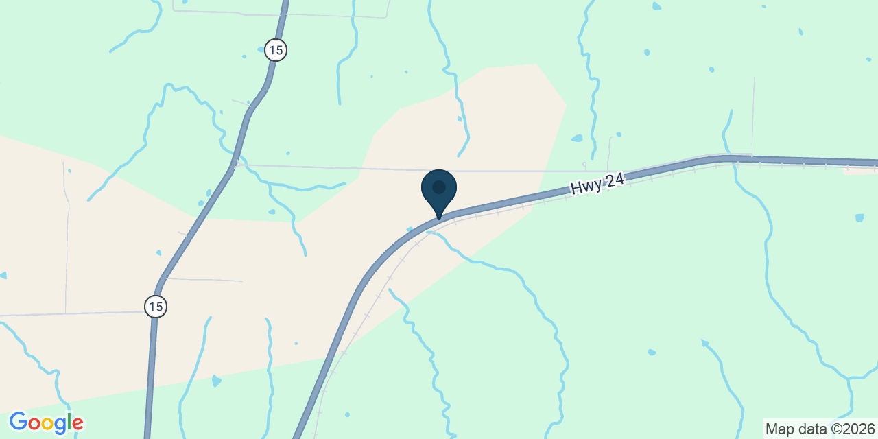 Map showing Paris, Monroe County, MO
