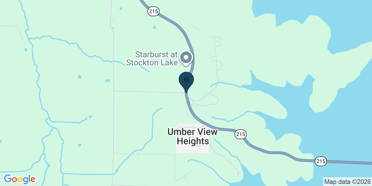 Map showing Cedar County, MO