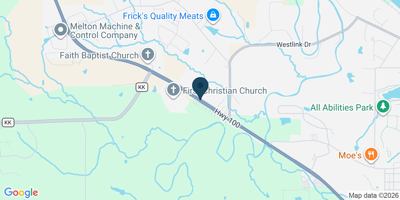 Map showing Franklin County, MO