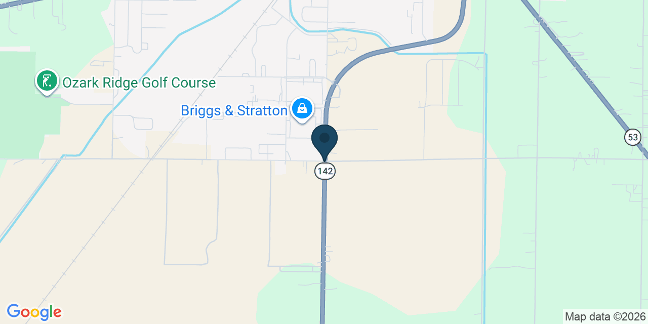 Map showing Poplar Bluff, Butler County, MO