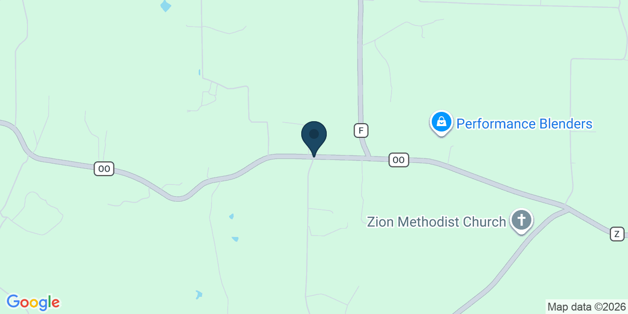 Map showing Gordonville, Cape Girardeau County, MO