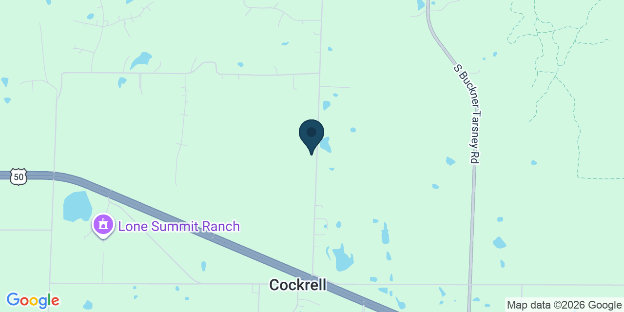 Map showing Jackson County, MO