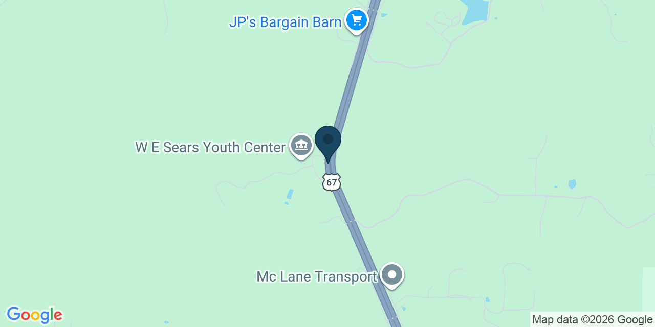 Map showing Poplar Bluff, Butler County, MO
