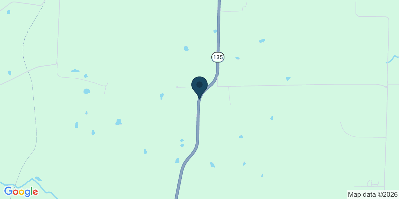Map showing Cooper County, MO