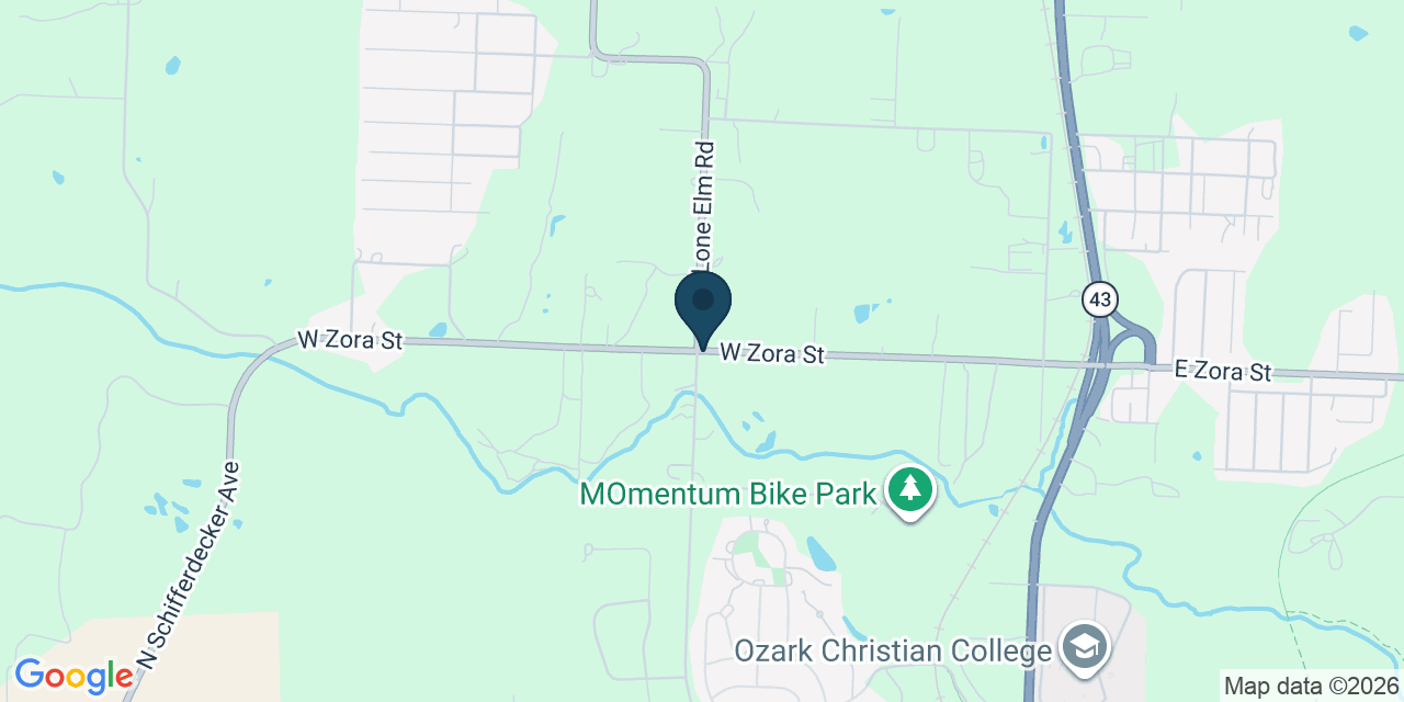 Map showing Joplin, Jasper County, MO