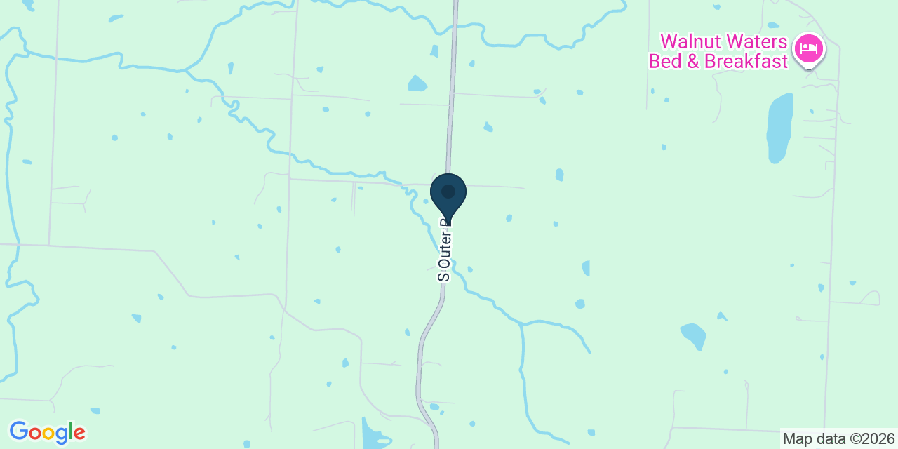 Map showing Jackson County, MO