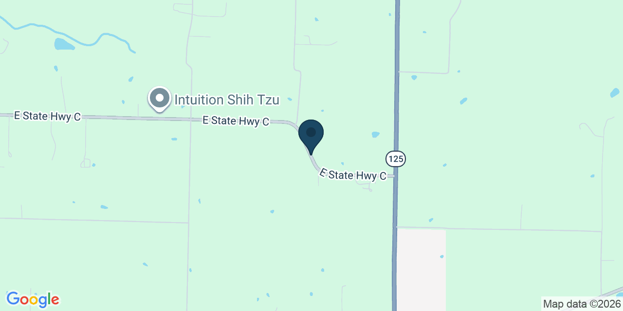 Map showing Strafford, Greene County, MO