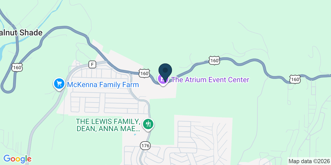 Map showing Merriam Woods, Taney County, MO