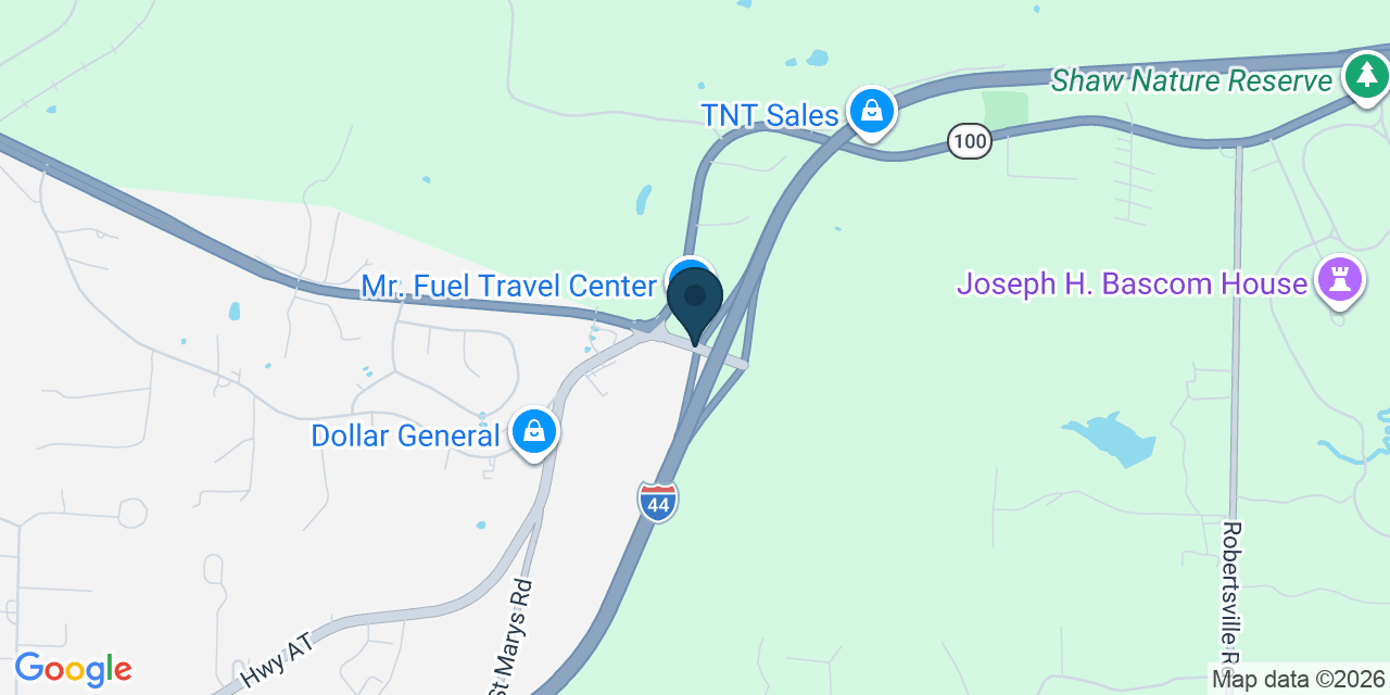 Map showing Franklin County, MO