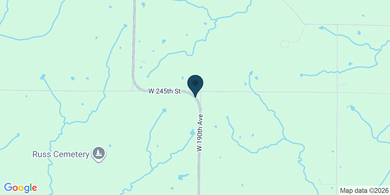 Map showing Bethany, Harrison County, MO