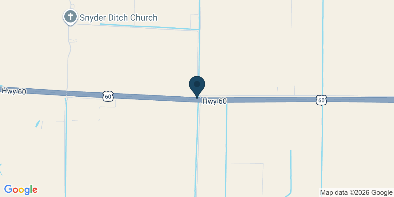 Map showing Fisk, Butler County, MO