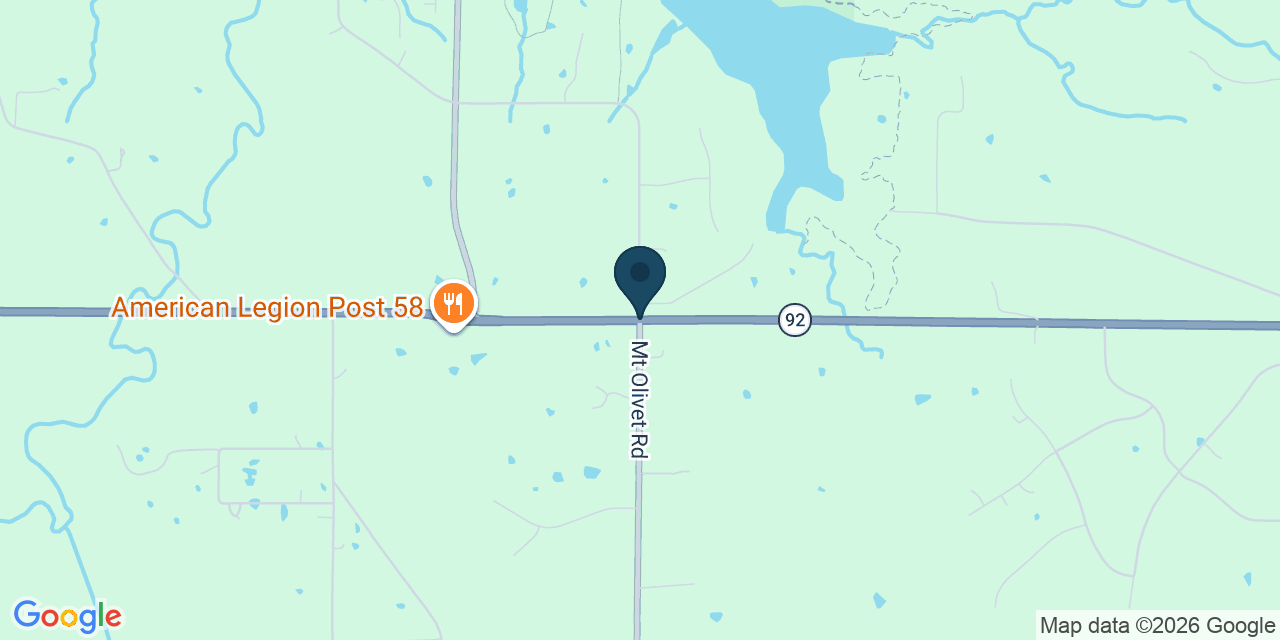 Map showing Clay County, MO