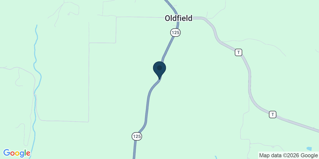 Map showing Sparta, Christian County, MO