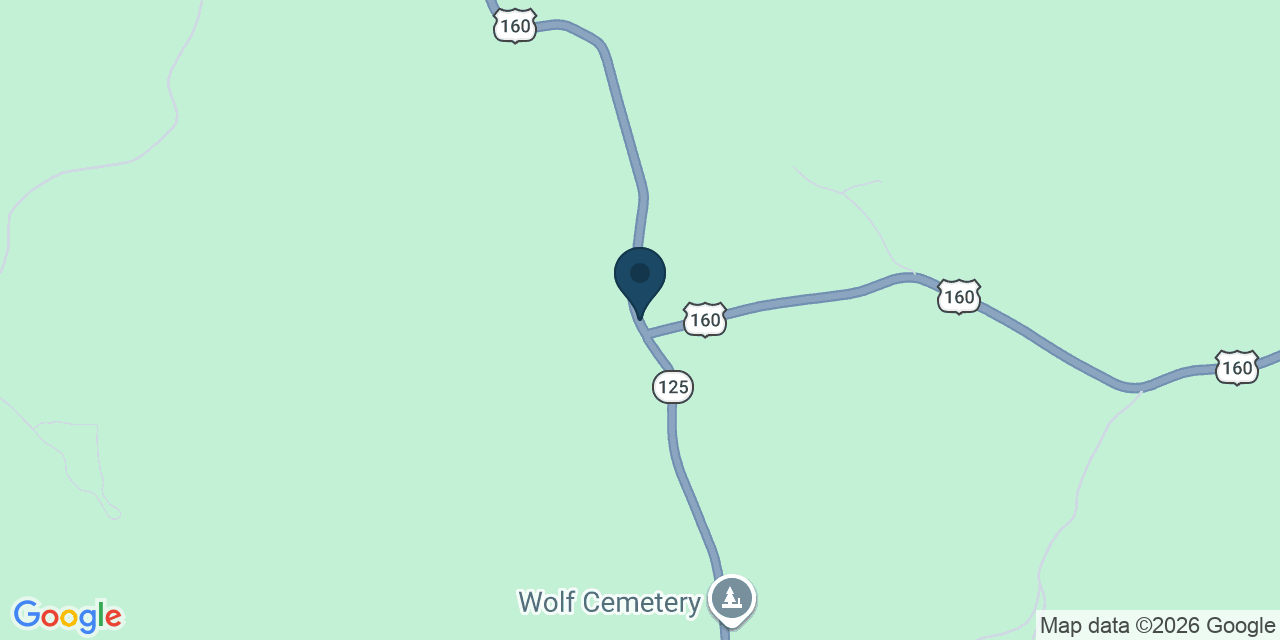 Map showing Taney County, MO
