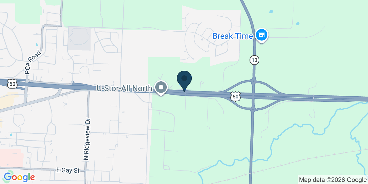 Map showing Johnson County, MO