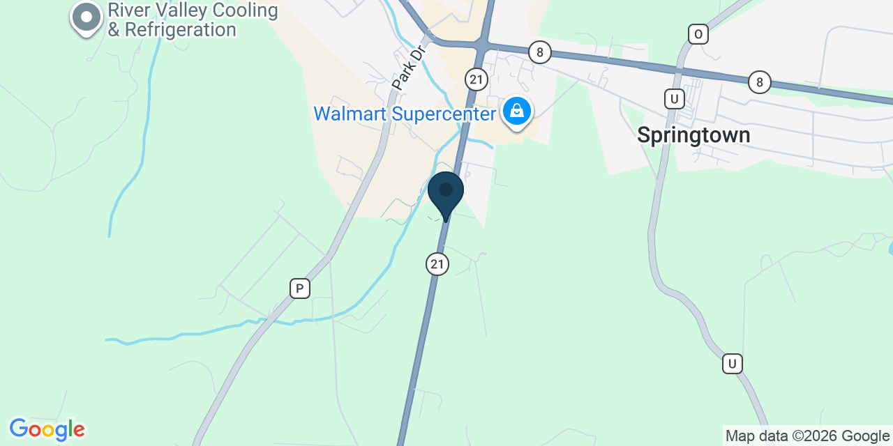 Map showing Washington County, MO