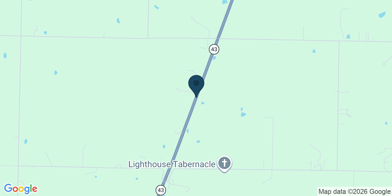 Map showing Seneca, Newton County, MO