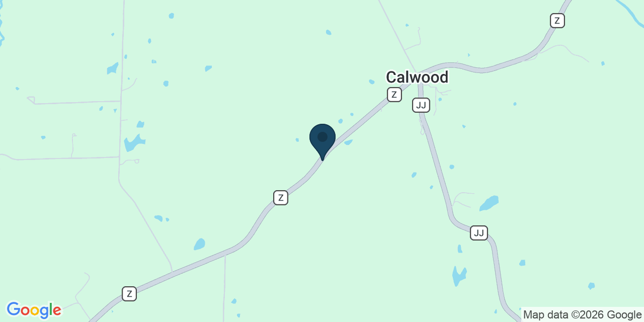 Map showing Callaway County, MO