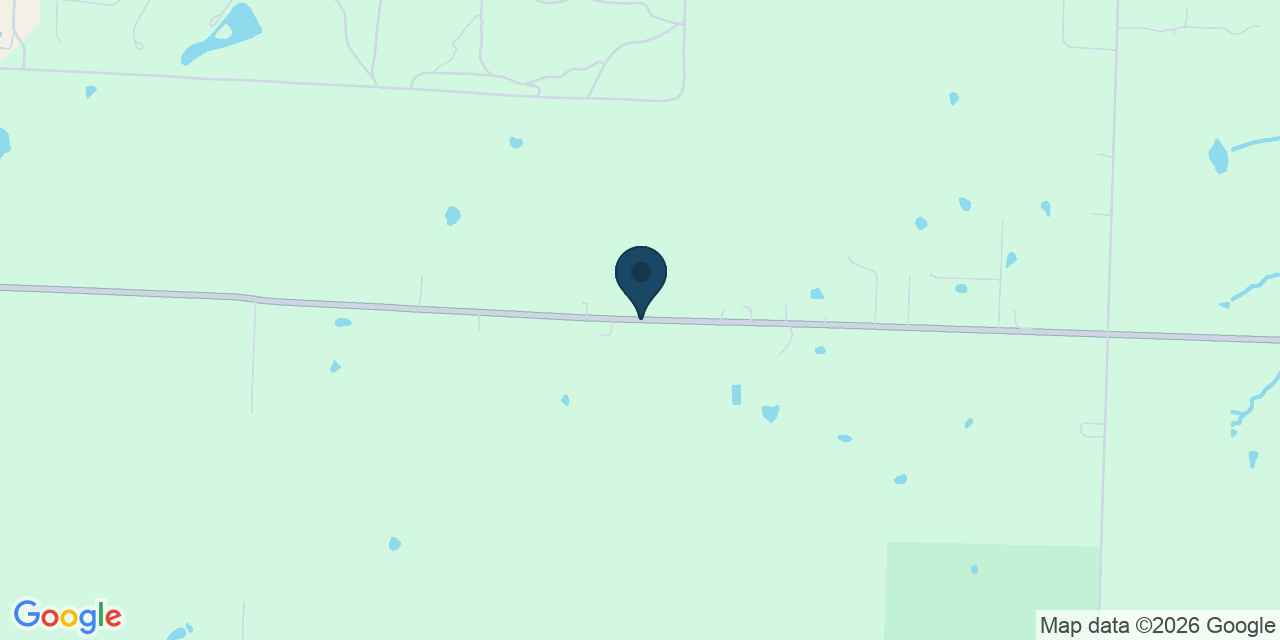Map showing Nevada, Vernon County, MO