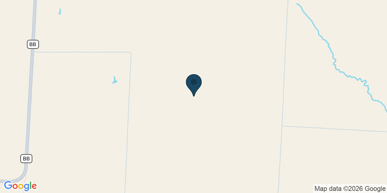 Map showing Lafayette County, MO