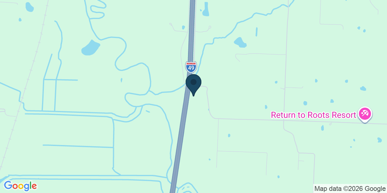 Map showing Bates County, MO