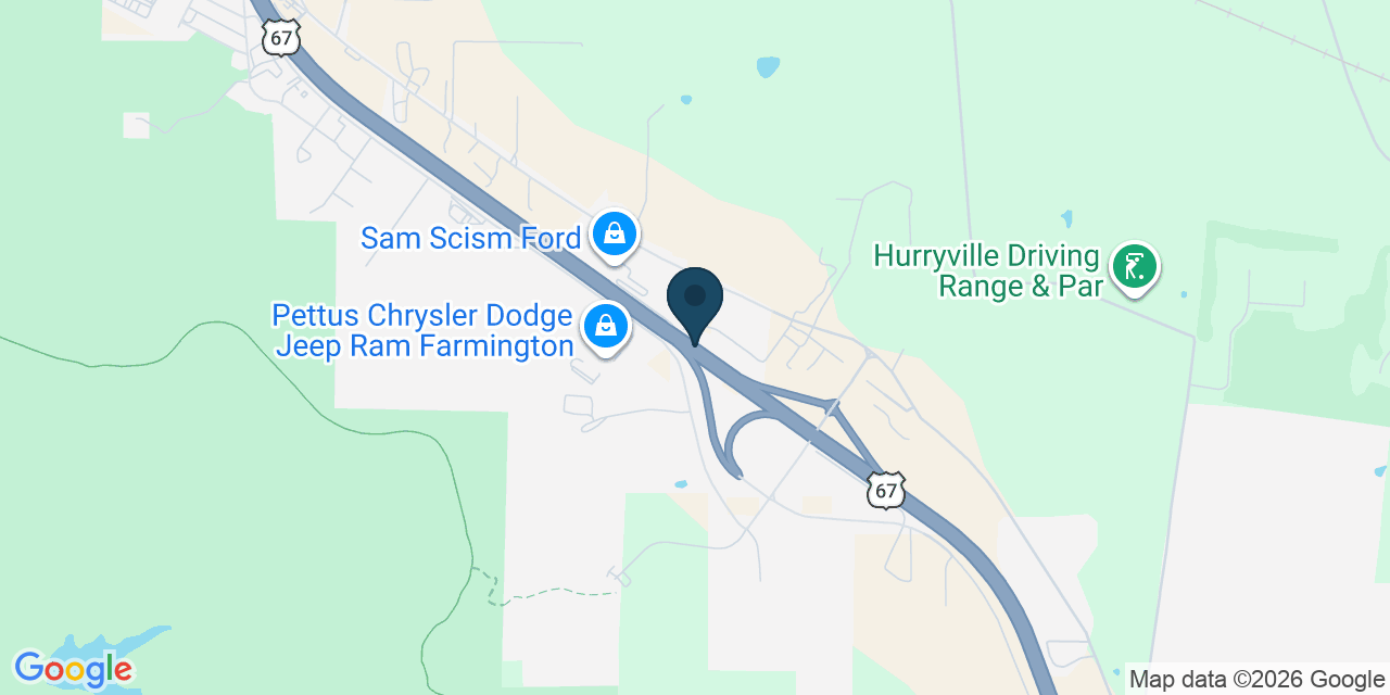 Map showing St Francois County, MO